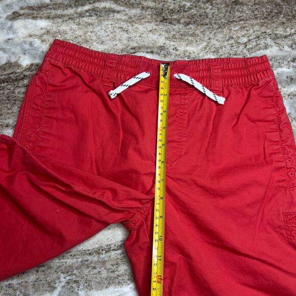 POLO Ralph Lauren, Red Elastic Waist Drawstring Shorts 100% Cotton, Boys 14 - Picture 5 of 16